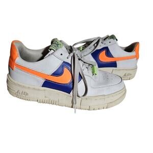 Size 8 - Nike Air Force 1 Pixel White Concord Crimson Womens Sneakers